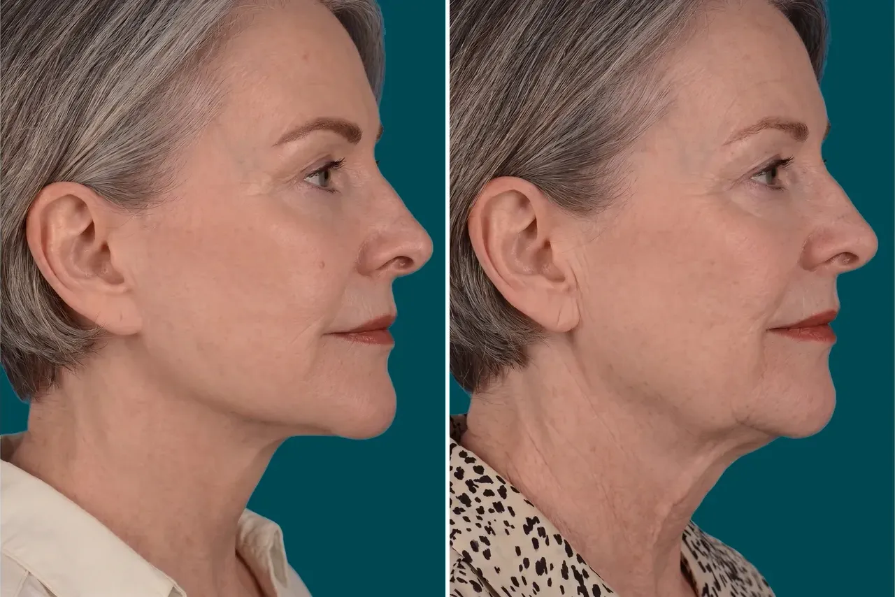 Neck Lift Before and After 1