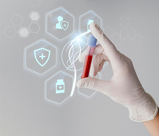 Blood test tube symbolizing the essential pre-operative tests conducted before rhinoplasty at Natural Clinic