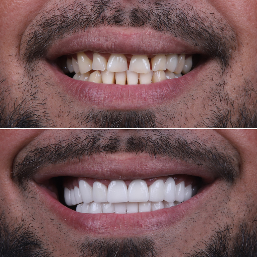 Dental veneers b&a 7